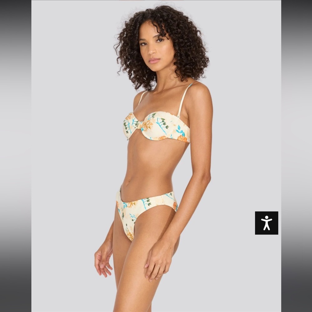 NEW SOLID AND STRIPED BIKINI SET ARLO BOTTOM MAISE TOP SOLID AND STRIPED